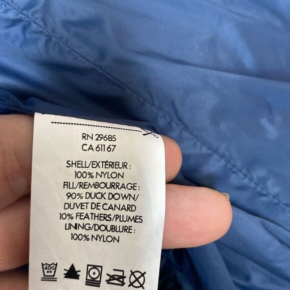 Pendleton Blue Puffer Duck Down Filled Full Zip Vest Size XXL - Picture 9 of 11